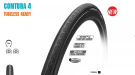 ΕΛΑΣΤΙΚΟ ROAD 28 TUFO COMTURA 4 Tubeless Ready 25mm black-black