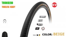 ΕΛΑΣΤΙΚΟ GRAVEL 28 TUFO THUNDERO Tubeless Ready 700x36c tan