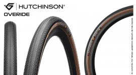 ΕΛΑΣΤΙΚΟ GRAVEL 28 HUTCHINSON OVERIDE TLR Reinforced Tubeless Ready 700x40c tan