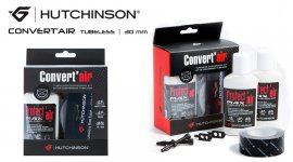 TUBELESS KIT HUTCHINSON CONVERT'AIR - ΤΑΙΝΙΕΣ 30mm - 2 ΥΓΡΑ 120ml - 2 ΒΑΛΒ. 48mm - ΕΡΓΑΛ.