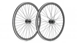 ΤΡΟΧΟΙ ΖΕΥΓΟΣ PISTA FIXED 28 GIPIEMME A40 black - brakes option